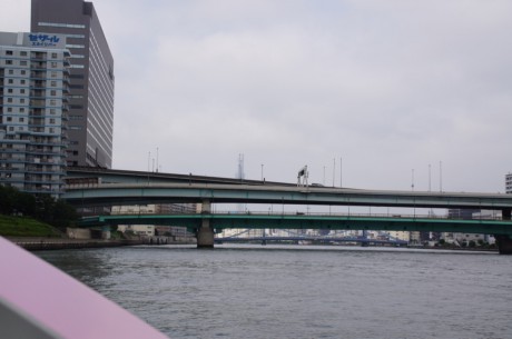 橋の向こうに見える？スカイツリー