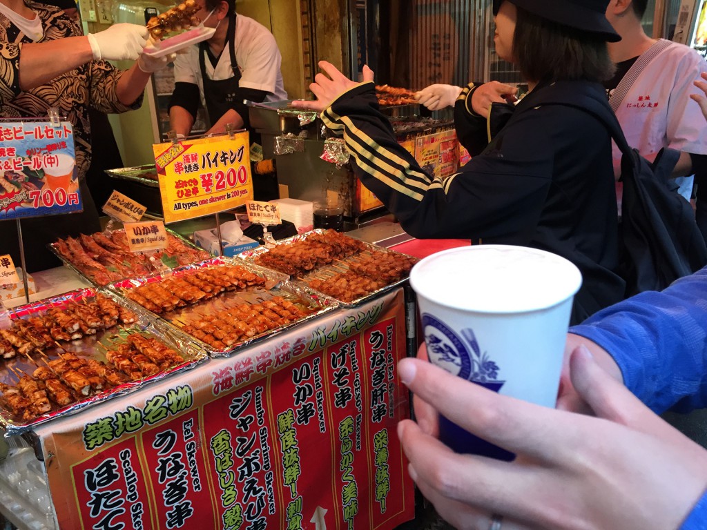海鮮串焼きバイキング200円!